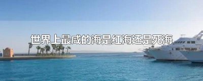 ​红海为什么是世界上最咸的海洋 红海为什么是世界上最咸的海域