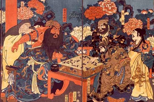 关羽刮骨疗毒和谁下棋?
