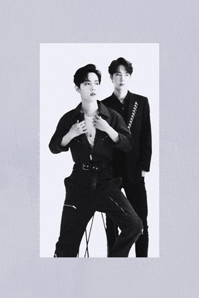 肖战、王一博拍黑白写真照,一个冷酷一个霸气,眼神秒杀一切