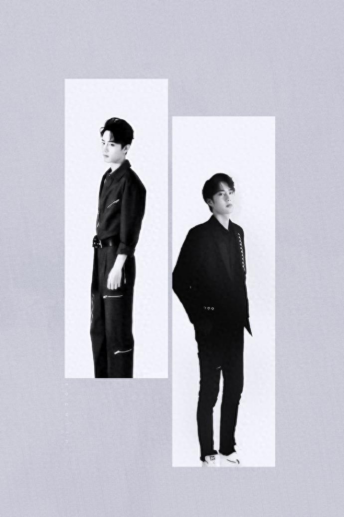 肖战、王一博拍黑白写真照,一个冷酷一个霸气,眼神秒杀一切