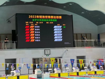 ​徐州姑娘张雨霏打破女子50米自由泳全国纪录夺冠