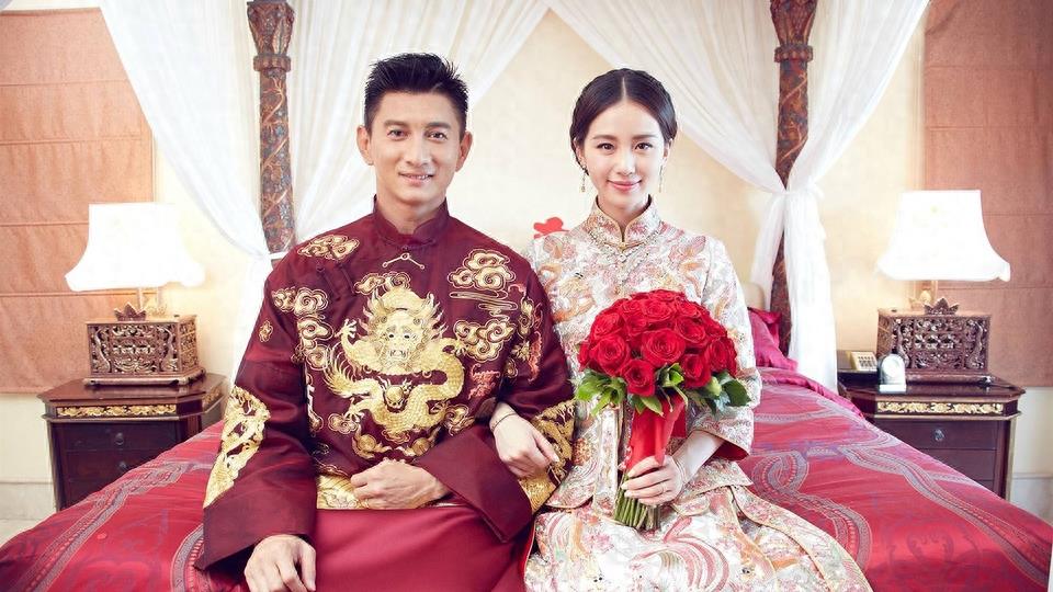 刘诗诗吴奇隆巴厘岛大婚中式结婚照 刘诗诗温婉出尘