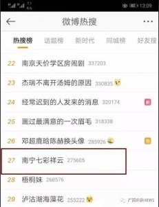 ​南宁罕见七彩祥云惊艳全国，转发有好运！