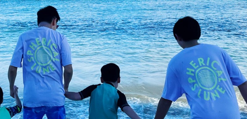 林志颖儿子和女儿近照(林志颖携妻儿出游)