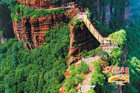 石家庄植被茂盛的山（石家庄最美山地风光之井陉锦山）(5)