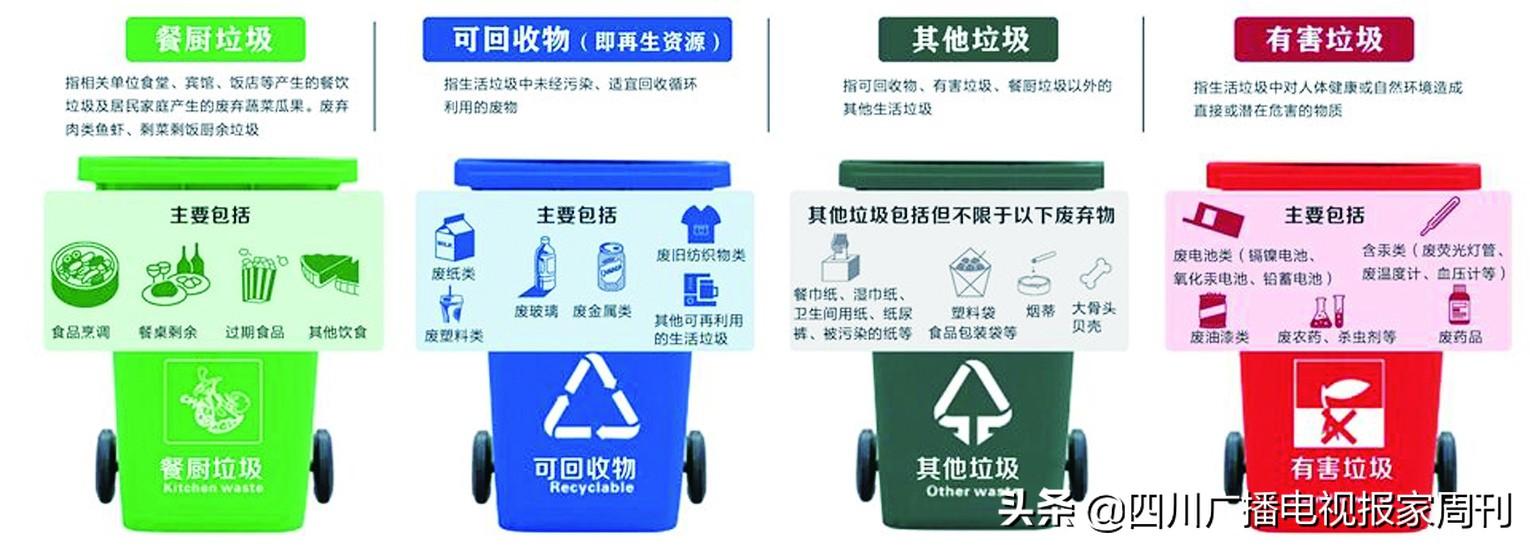 成都垃圾分类分为哪几类（分类投放有哪些要求）(图1)