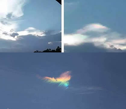 88年天空上出现孙悟空图片 长春人都惊呆了