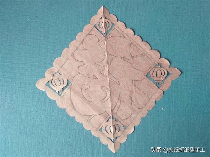 元宵节剪纸手工制作(分享灯笼手工剪纸教程)