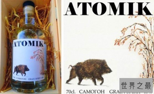 世界上第一个来自禁区的消费品，一瓶特殊的伏特加酒