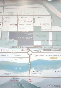 ​宝鸡蟠龙新区楼盘广告显示新区东部片区部分规划，未来会实施吗？