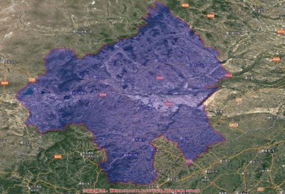 ​赤峰市各旗县区卫星地图