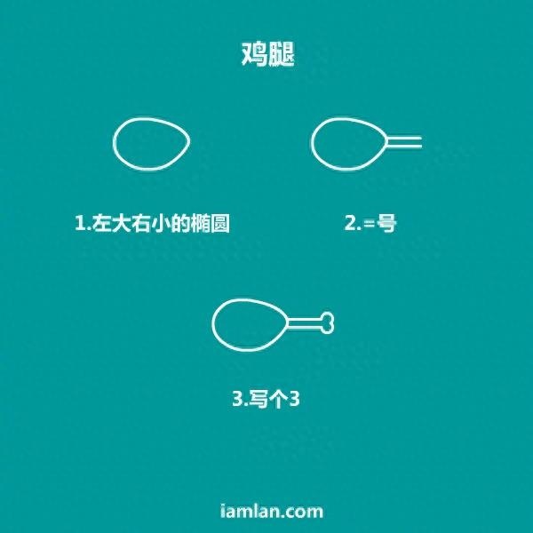 超全的食物简笔画，既可爱又简单，马上教孩子画起来吧