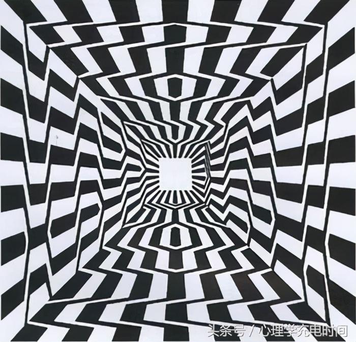 视觉幻觉图片素材大全（20张心理学视觉幻觉图片）