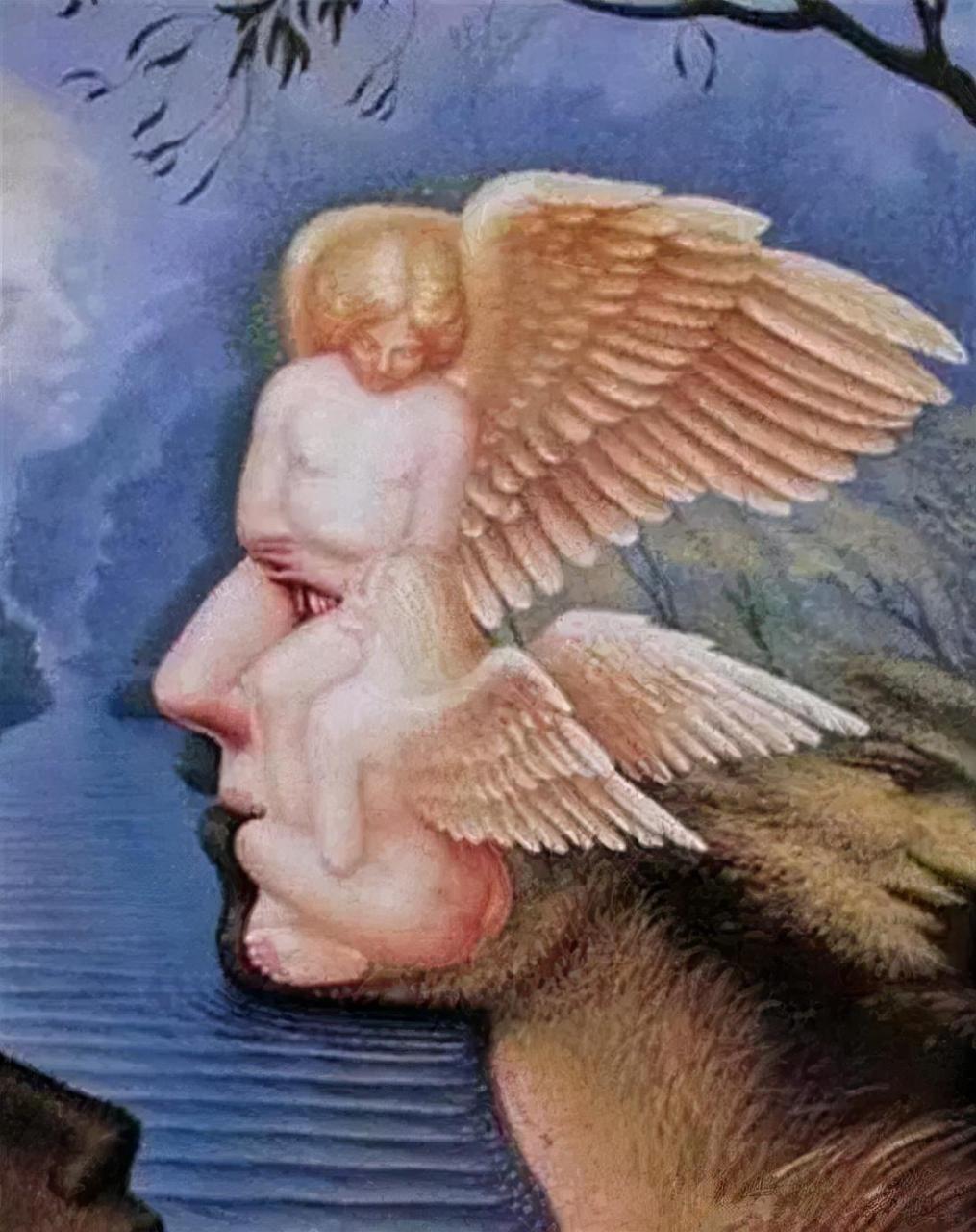 视觉幻觉图片素材大全（20张心理学视觉幻觉图片）