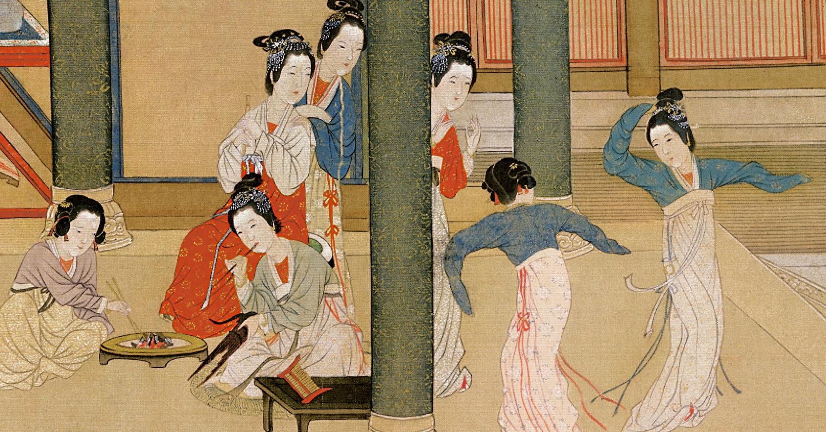 明代大画家仇英的传世之作《汉宫春晓图》