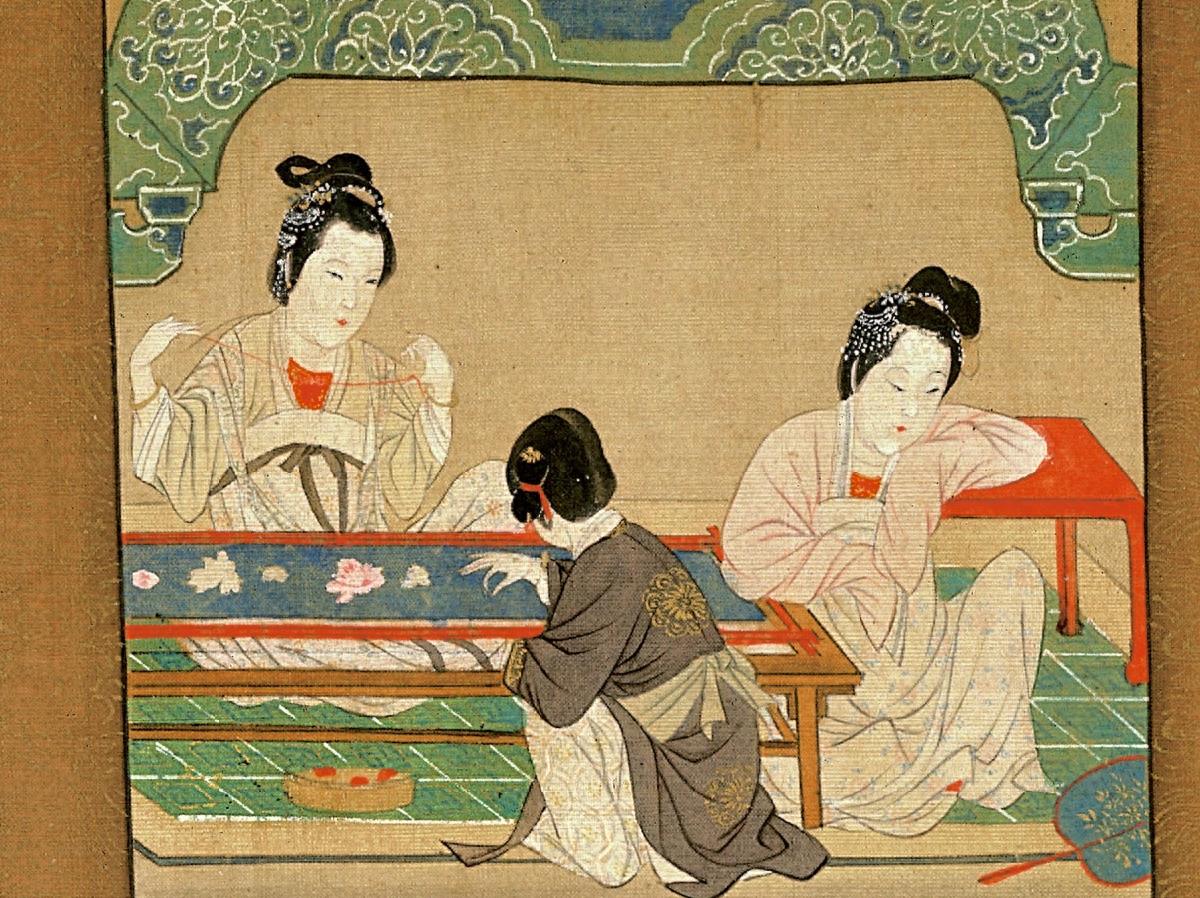 明代大画家仇英的传世之作《汉宫春晓图》