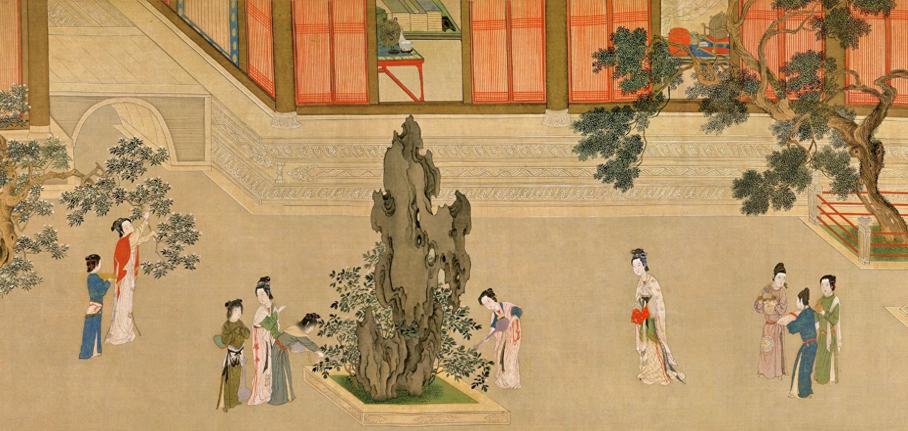 明代大画家仇英的传世之作《汉宫春晓图》