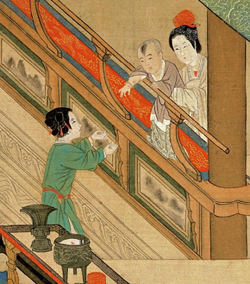 明代大画家仇英的传世之作《汉宫春晓图》