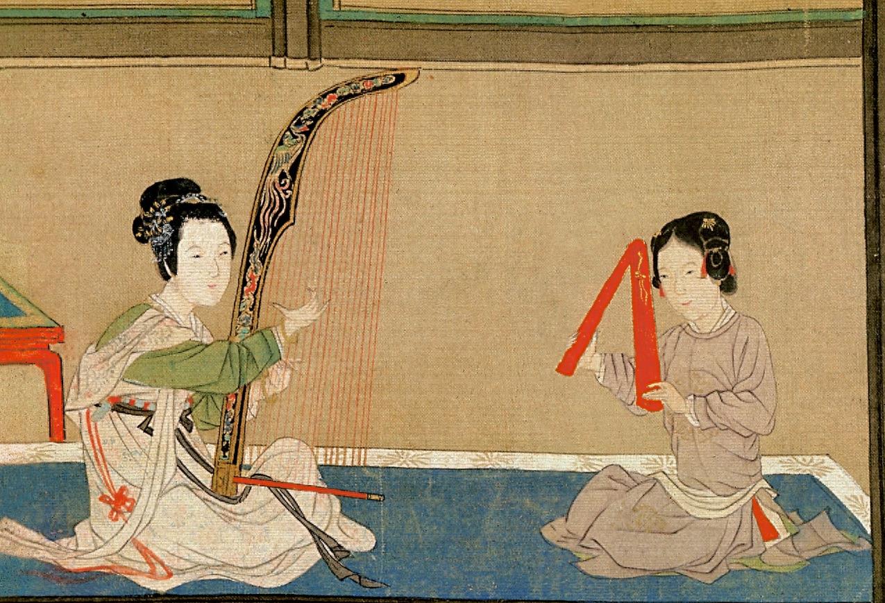 明代大画家仇英的传世之作《汉宫春晓图》