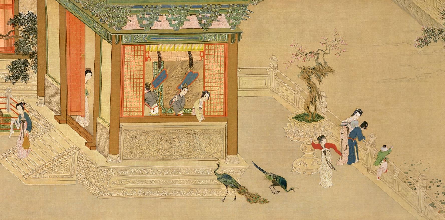 明代大画家仇英的传世之作《汉宫春晓图》