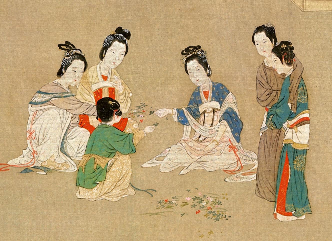 明代大画家仇英的传世之作《汉宫春晓图》