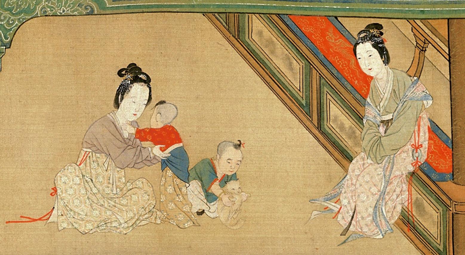 明代大画家仇英的传世之作《汉宫春晓图》