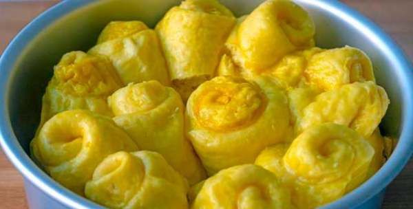 家庭做面包的简单方法,在家做面包简单做法电饭煲图14