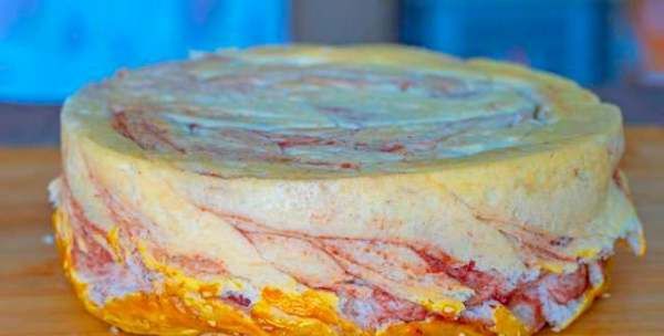 家庭做面包的简单方法,在家做面包简单做法电饭煲图21