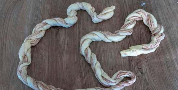 家庭做面包的简单方法,在家做面包简单做法电饭煲图20