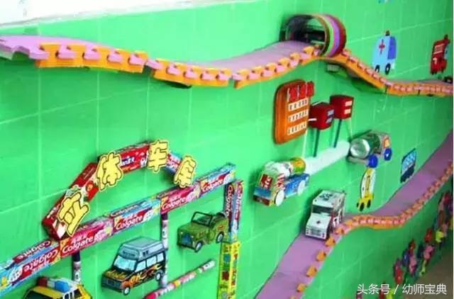 幼儿园童趣主题墙布置（幼儿园墙面这样做才有乐趣）(17)