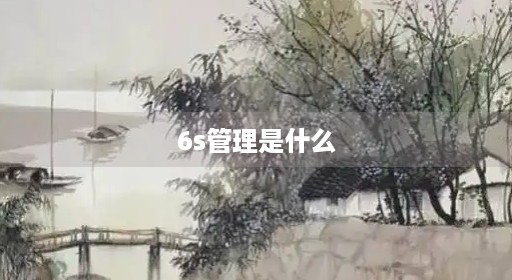 6s管理是什么
