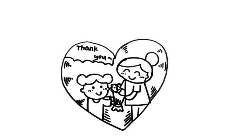 母亲节的画怎么画简单画好看