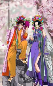 ​海贼王潮牌壁纸之路飞女帝篇！