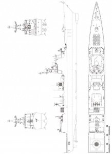 ​中国海军驱逐舰171号海口舰四视图