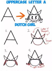 ​26个英文字母创意简笔画，轻松画出好看的图画