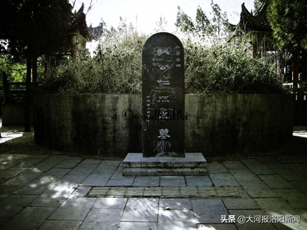 河南洛阳白马寺里的狄仁杰墓碑丢了？官方：只是移走和保存起来了