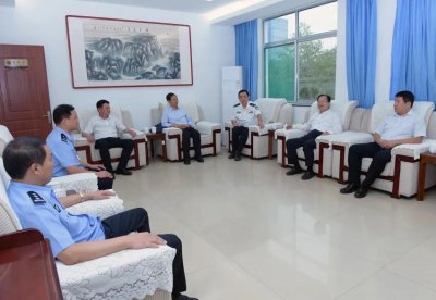 ​韩国祥同志到一线调研中秋国庆安保工作