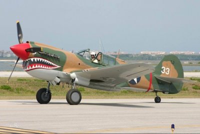 ​中国上空的飞虎，零式战斗机克星，传奇战鹰P-40的故事