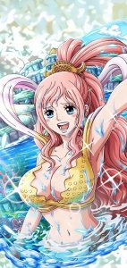 ​《海贼王》壁纸：白星公主 泳装 篇