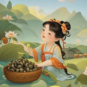 ​民间故事《田螺姑娘》