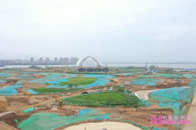 ​青岛东方伊甸园配套工程（一期）项目全速推进 预计明年6月完工