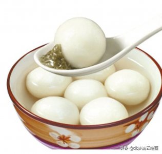 ​儿童简笔画教程：汤圆，简单的绘画步骤