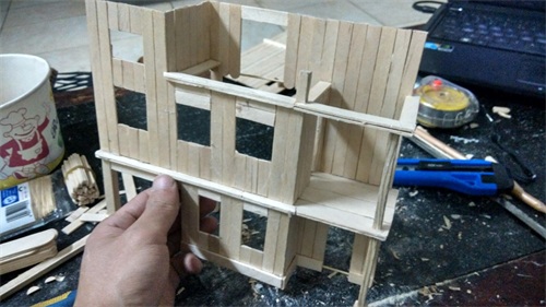 别墅模型——零基础手工制作（第一部分）