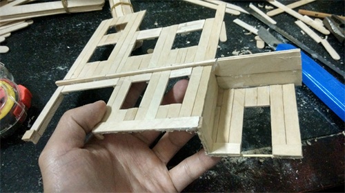 别墅模型——零基础手工制作（第一部分）