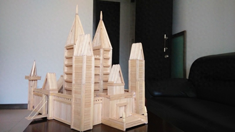 别墅模型——零基础手工制作（第一部分）