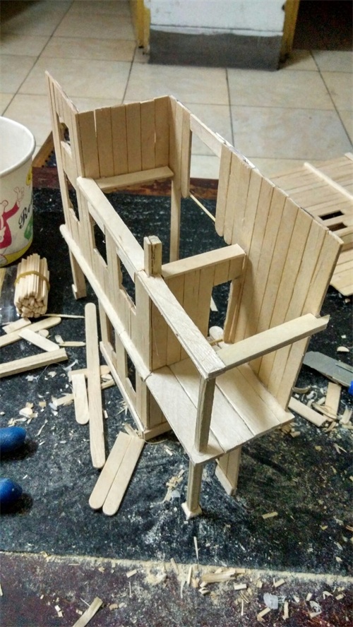 别墅模型——零基础手工制作（第一部分）