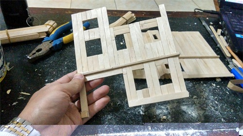 别墅模型——零基础手工制作（第一部分）