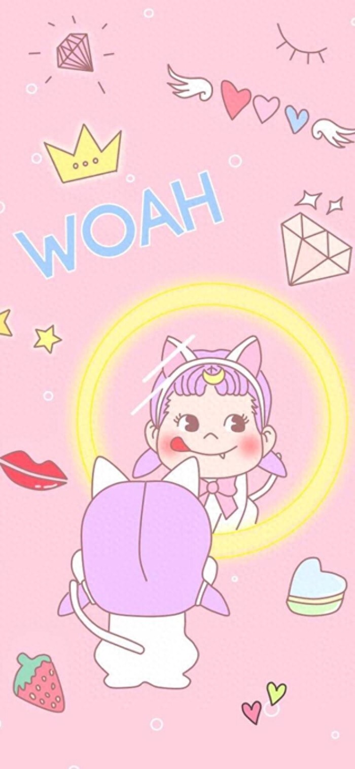 壁纸｜第十五弹——不二家，糖是甜的，壁纸也是甜的