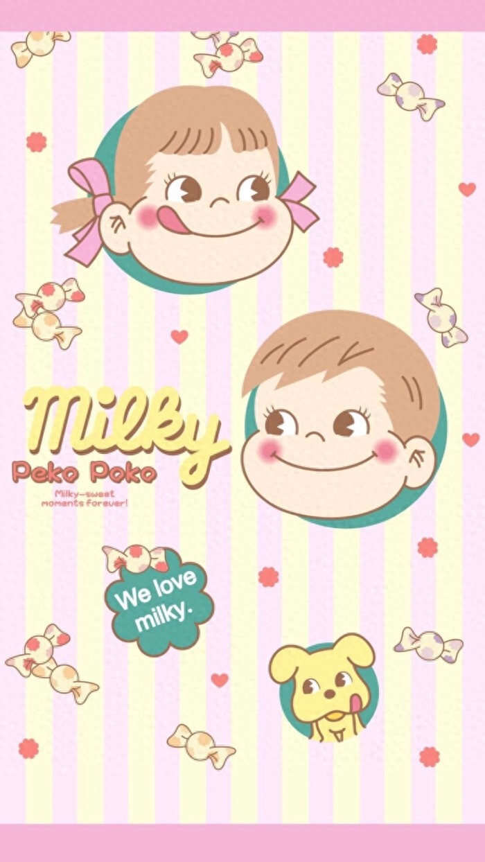 壁纸｜第十五弹——不二家，糖是甜的，壁纸也是甜的