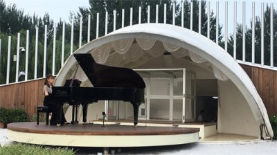 ​国际钢琴大师郎朗回家乡，沈阳郎朗钢琴广场用琴声欢迎